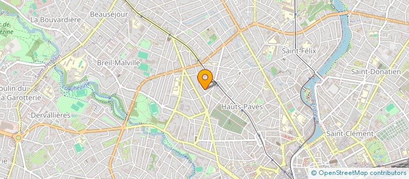 localisation de l'entreprise LA PETITE SENSIVE  NANTES