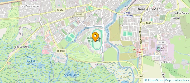 localisation de l'entreprise LA PETITE SERRURERIE CABOURGEAISE  CABOURG