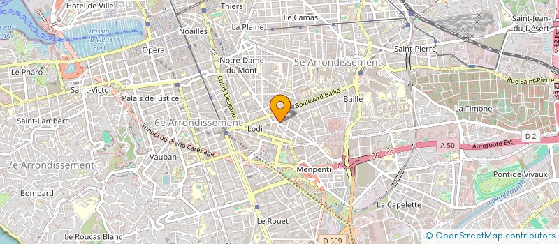 localisation de l'entreprise LA PETITE SICILE  MARSEILLE