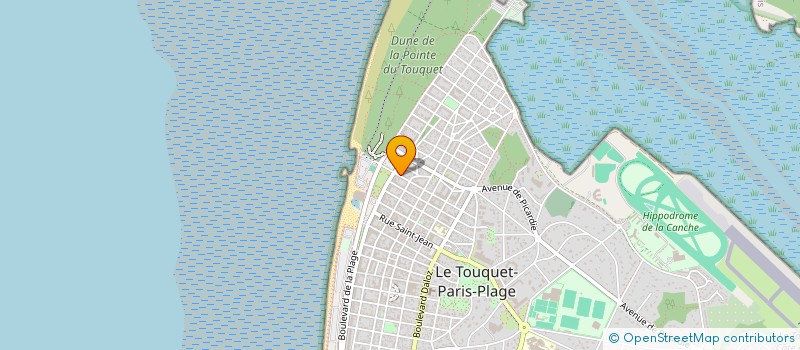 localisation de l'entreprise LA PETITE SIRENE à LE TOUQUET-PARIS-PLAGE