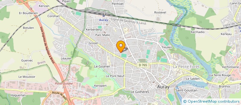 localisation de l'entreprise LA PETITE SIRENE à AURAY