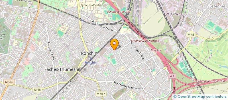 localisation de l'entreprise LA PETITE SIRENE à RONCHIN