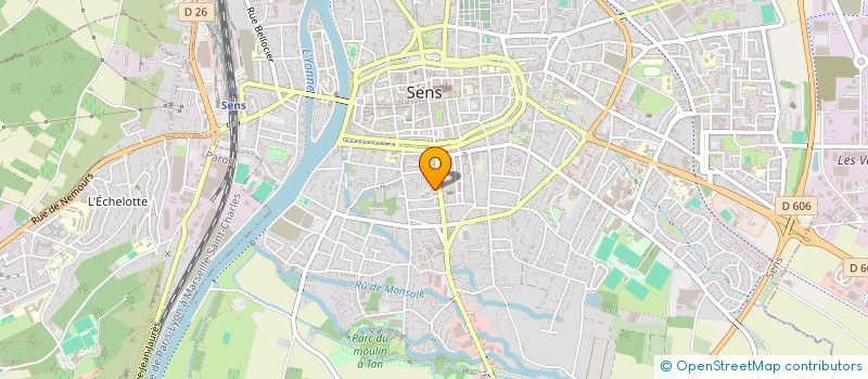 localisation de l'entreprise LA PETITE SOCIETE  SENS