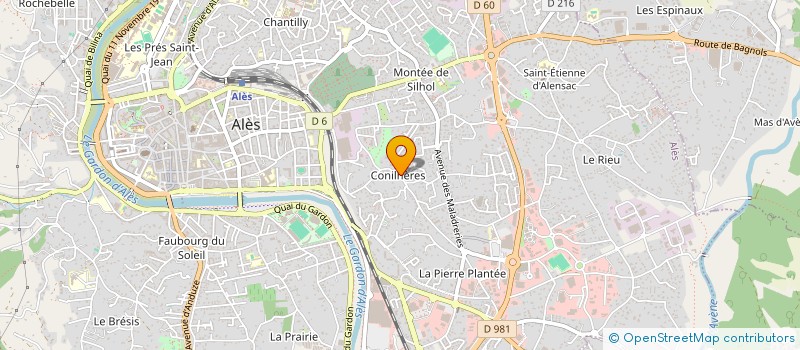 localisation de l'entreprise LA PETITE SOURIS  ALES