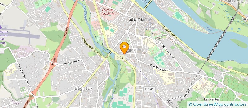 localisation de l'entreprise LA PETITE SOURIS  SAUMUR