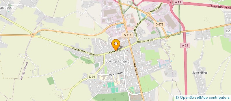 localisation de l'entreprise LA PETITE SOURIS à BOURG-ACHARD