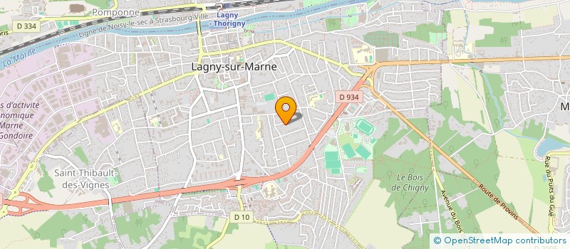 localisation de l'entreprise LA PETITE SOURIS  LAGNY-SUR-MARNE