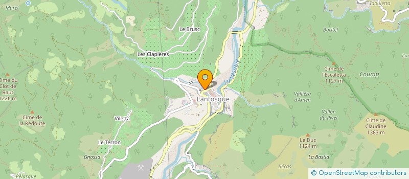 localisation de l'entreprise LA PETITE SUISSE à SAINT-MARTIN-VESUBIE