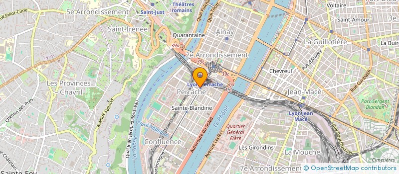 localisation de l'entreprise LA PETITE TABLE  LYON