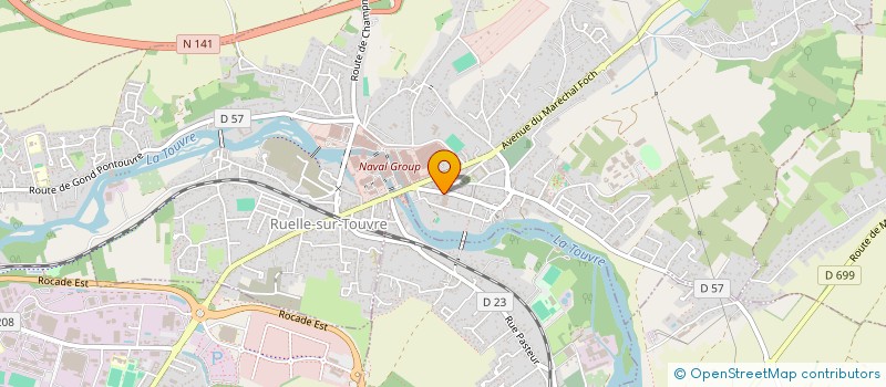 localisation de l'entreprise LA PETITE TAPISSIERE  RUELLE-SUR-TOUVRE