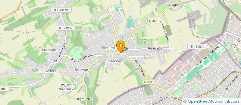 localisation de l'entreprise LA PETITE TASSE  HEGENHEIM