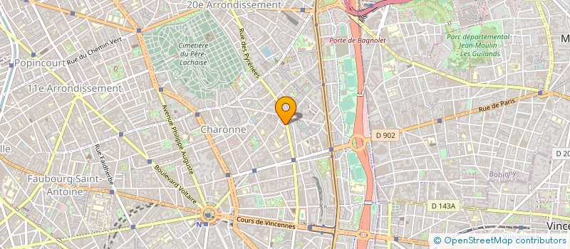 localisation de l'entreprise LA PETITE TERRASSE  PARIS