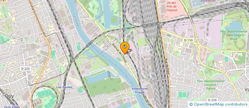 localisation de l'entreprise LA PETITE TERRASSE  VILLENEUVE-SAINT-GEORGES