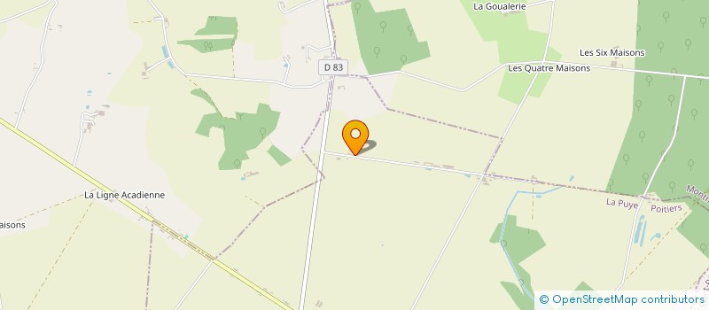 localisation de l'entreprise LA PETITE TOUR  LA PUYE