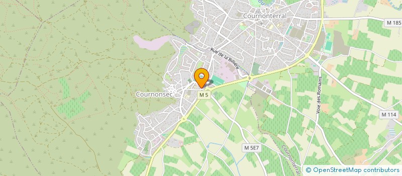 localisation de l'entreprise LA PETITE TRAVERSETTE à COURNONSEC