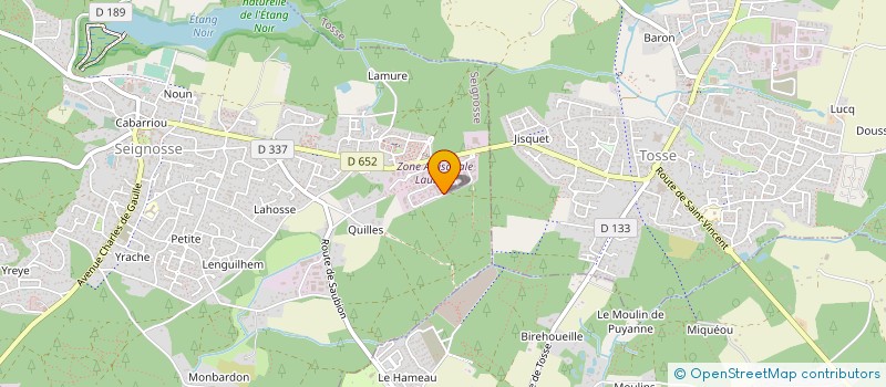 localisation de l'entreprise LA PETITE TRIBU  SEIGNOSSE