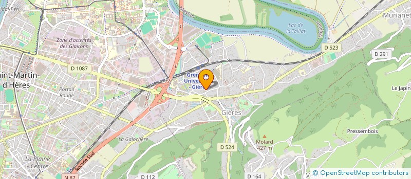 localisation de l'entreprise LA PETITE TRIBU IMMOBILIERE  GIERES