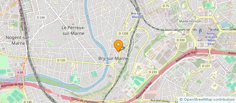 localisation de l'entreprise LA PETITE TROMENIE à BRY-SUR-MARNE