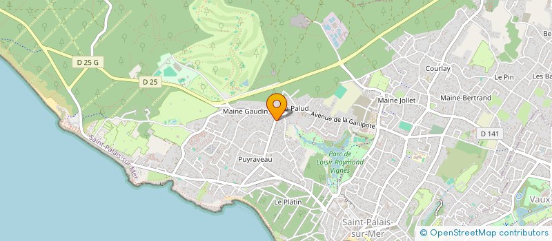 localisation de l'entreprise LA PETITE VADROUILLE  SAINT-PALAIS-SUR-MER