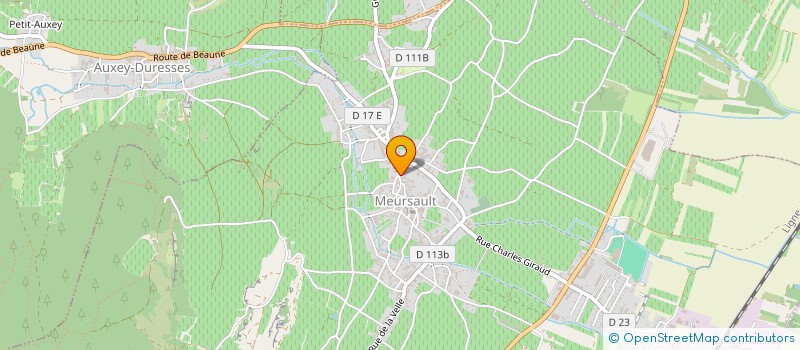 localisation de l'entreprise LA PETITE VADROUILLE  MEURSAULT