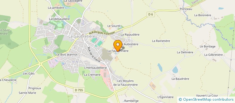 localisation de l'entreprise LA PETITE VALLEE à LA GAUBRETIERE