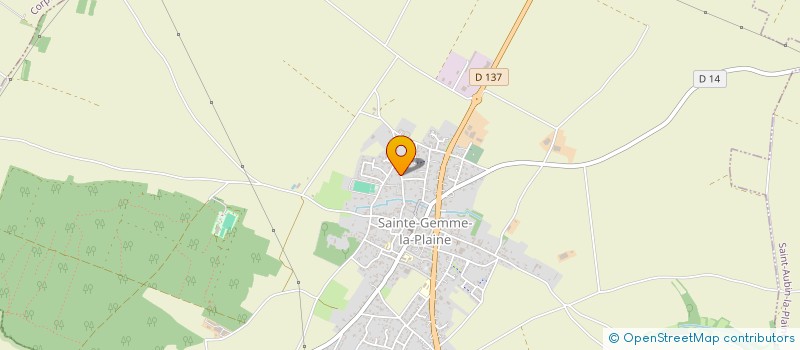 localisation de l'entreprise LA PETITE VALLEE  SAINTE-GEMME-LA-PLAINE