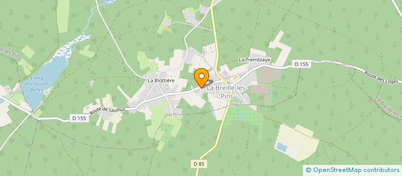 localisation de l'entreprise LA PETITE VALLEE  LA BREILLE-LES-PINS