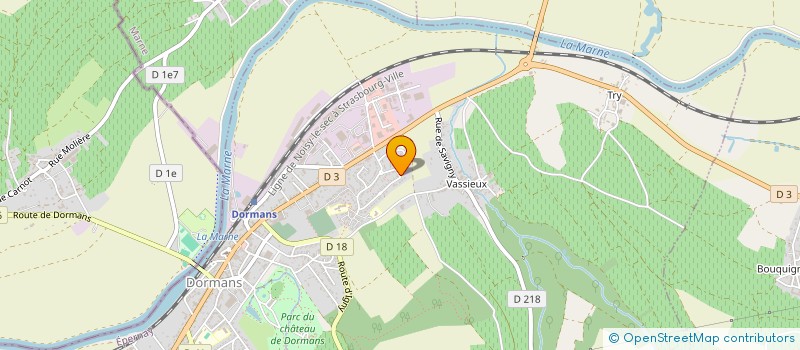 localisation de l'entreprise LA PETITE VALLEE  DORMANS