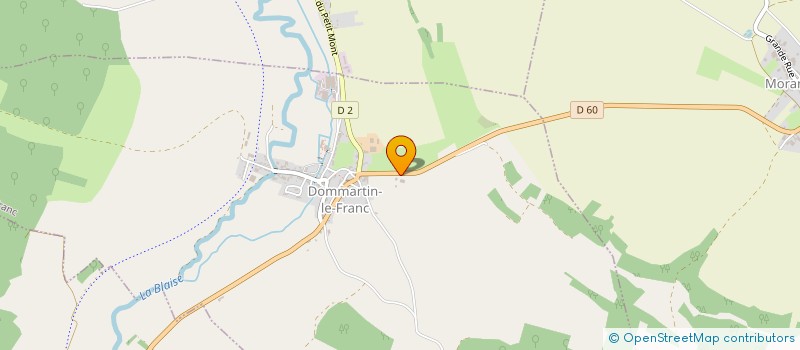 localisation de l'entreprise LA PETITE VARANNE à DOMMARTIN-LE-FRANC