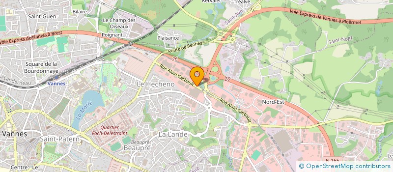 localisation de l'entreprise LA PETITE VENISE à VANNES