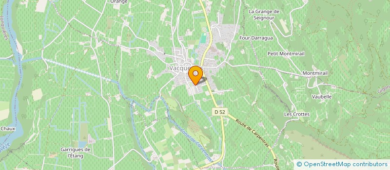 localisation de l'entreprise LA PETITE VIE DE MIMI  VACQUEYRAS