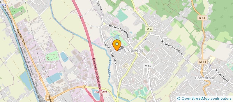 localisation de l'entreprise LA PETITE VIOLETTE  BRUGUIERES