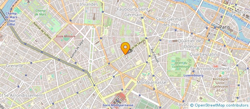 localisation de l'entreprise LA PETITE VOIE  PARIS