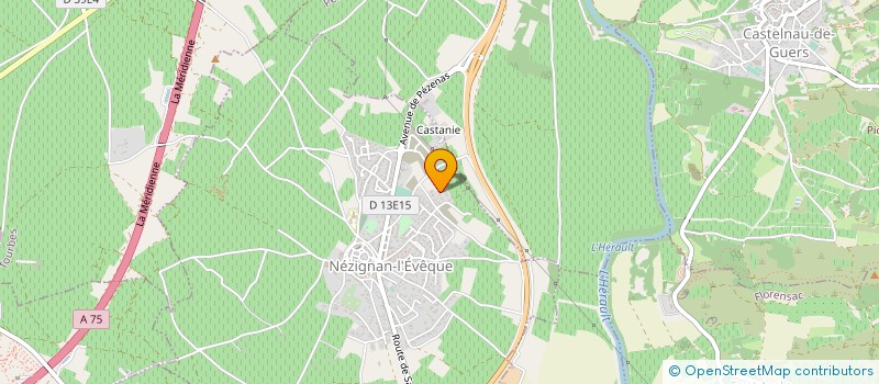localisation de l'entreprise LA PETITE VOYAGERIE à PEZENAS
