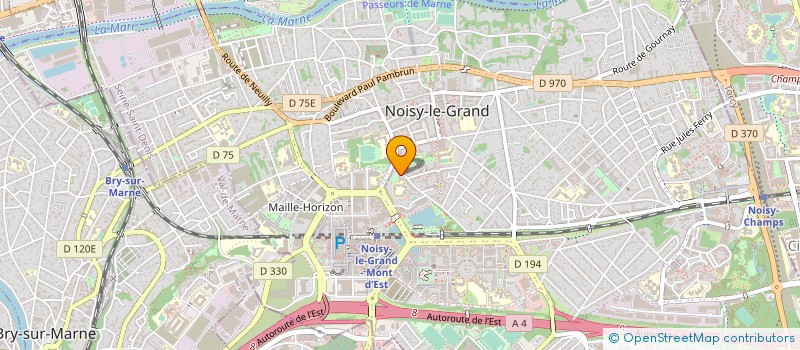 localisation de l'entreprise LA PETITE YONA  NOISY-LE-GRAND