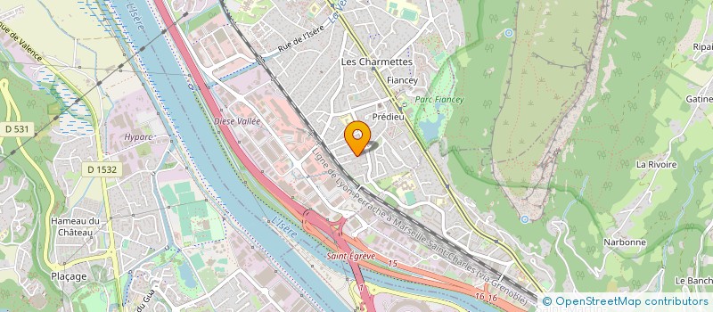 localisation de l'entreprise LA PETITEDECO.COM  SAINT-EGREVE