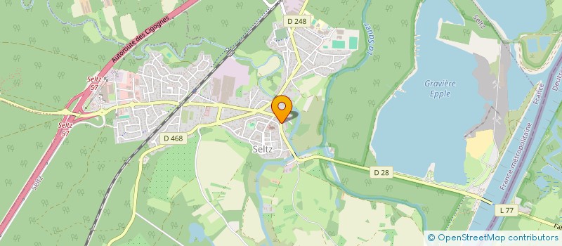 localisation de l'entreprise LA PEUPLERAIE  SELTZ