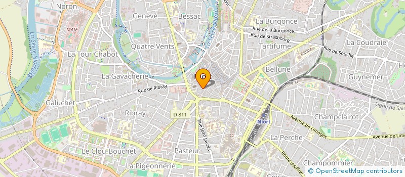 localisation de l'entreprise LA PEXINOISE  NIORT
