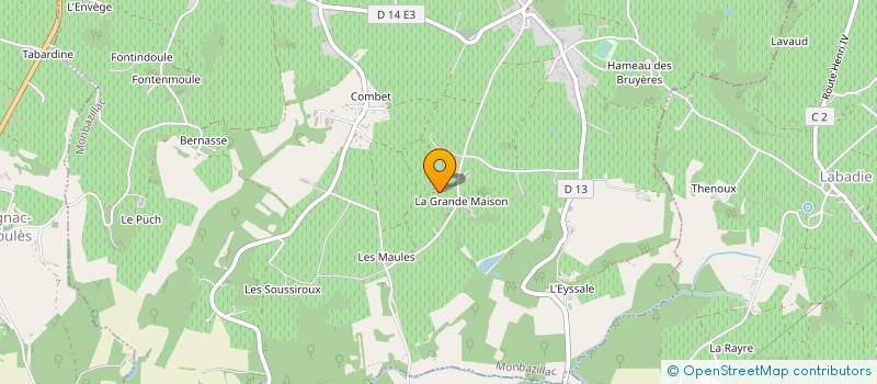 localisation de l'entreprise LA PEZE à POMPORT