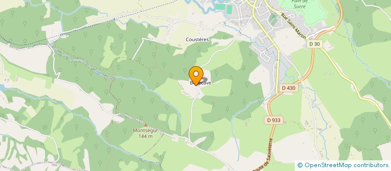 localisation de l'entreprise LA PHALERE  SALIES-DE-BEARN