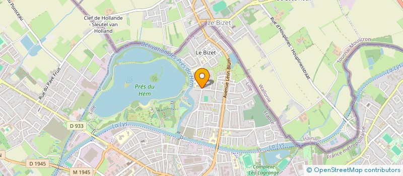 localisation de l'entreprise LA PHARMACIE DU BIZET à ARMENTIERES