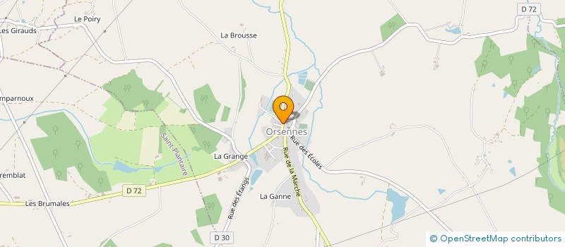 localisation de l'entreprise LA PHARMACIE DU BOURG à ORSENNES