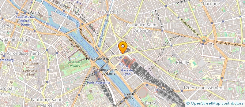 localisation de l'entreprise LA PHARMACIE DU TRAIN BLEU  PARIS