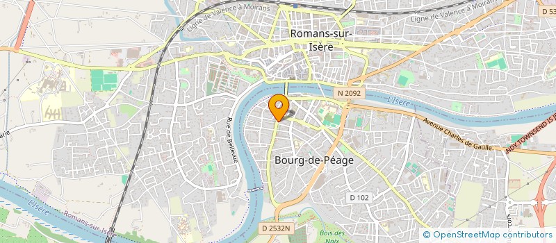 localisation de l'entreprise LA PHARMACIE DU VERCORS à BOURG-DE-PEAGE