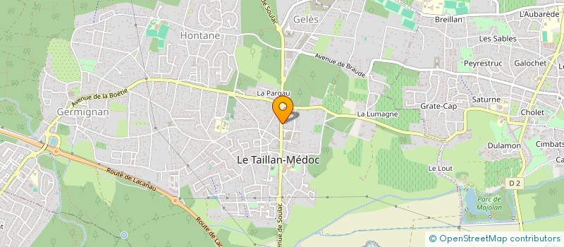 localisation de l'entreprise LA PHARMACIE PRINCIPALE à LE TAILLAN-MEDOC