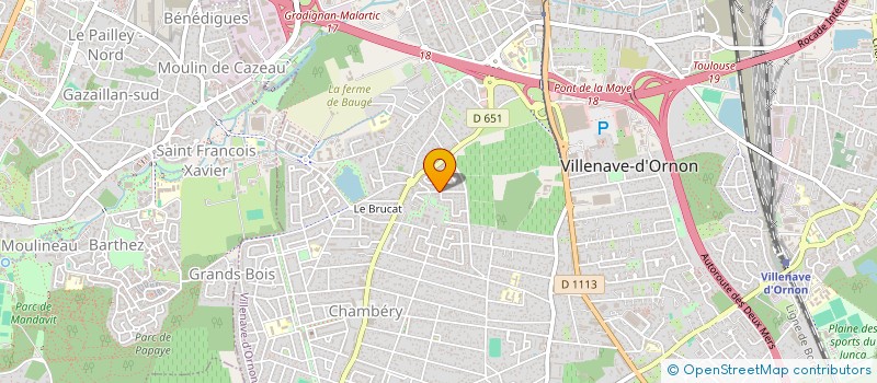 localisation de l'entreprise LA PHILANTHROPIE ET VOUS  VILLENAVE-D'ORNON