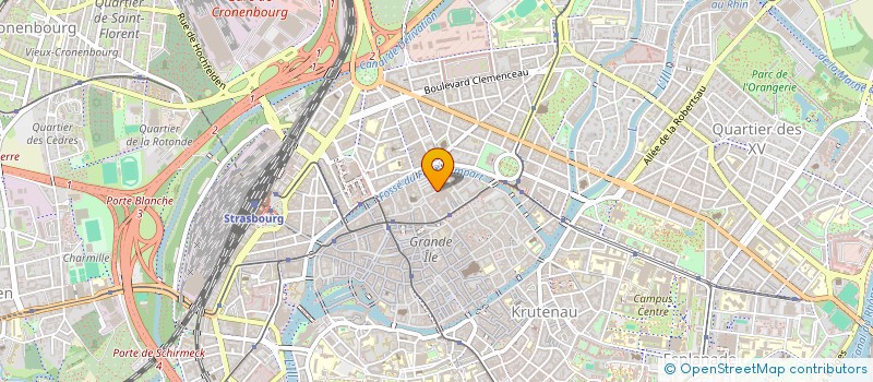 localisation de l'entreprise LA PHILHARMONIE à STRASBOURG