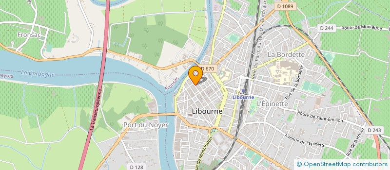 localisation de l'entreprise LA PHILHARMONIE D'AQUITAINE à SAINTE-EULALIE