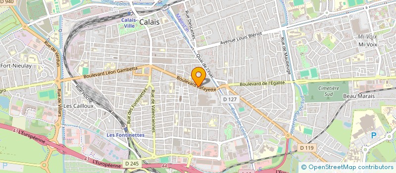 localisation de l'entreprise LA PHOCEENNE  CALAIS