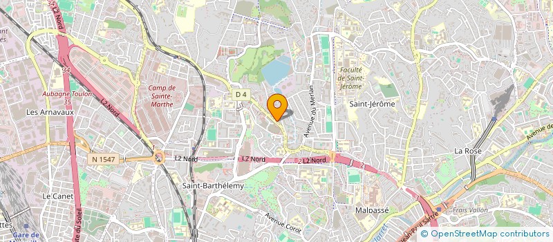 localisation de l'entreprise LA PHOCEENNE DE CONSTRUCTION ET D ISOLATION à MARSEILLE